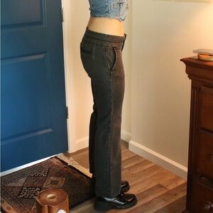 Limited Edition Banana Republic trouser Y2K low rise faded black jeans